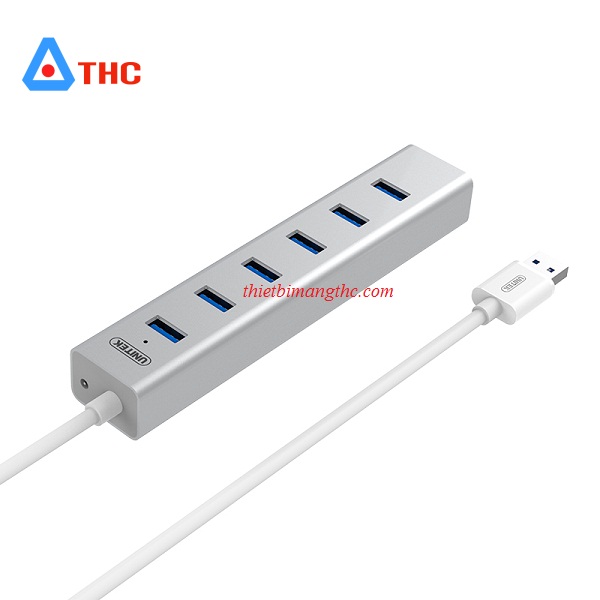 Bộ chia 7 cổng USB 3.0 chính hãng Unitek Y-3090